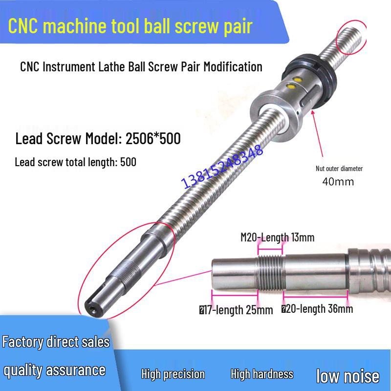 CNC Machine Tool Lead Screw Ball Screw 0630 for Grinding Modification
