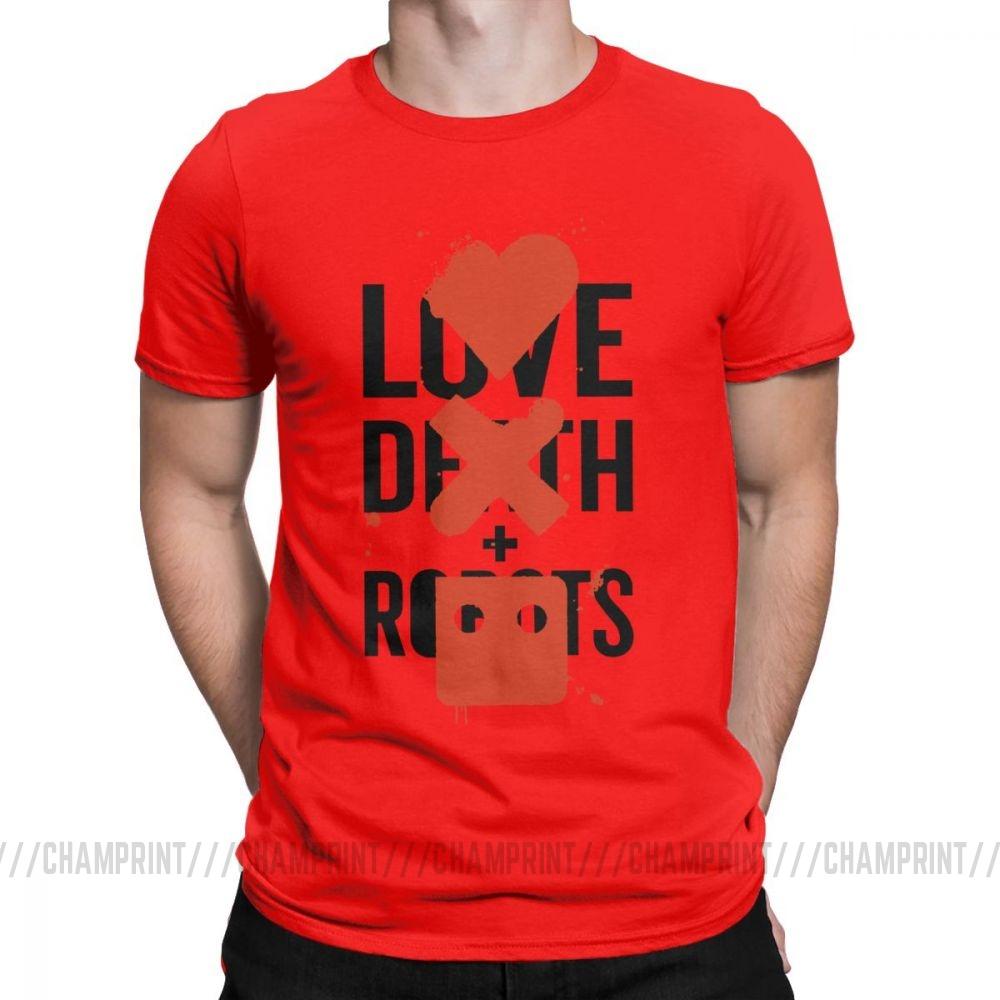 Cooles Love Death And Robots T-Shirt Großes Fan-T-Shirt Heavy Metal Sci-Fi