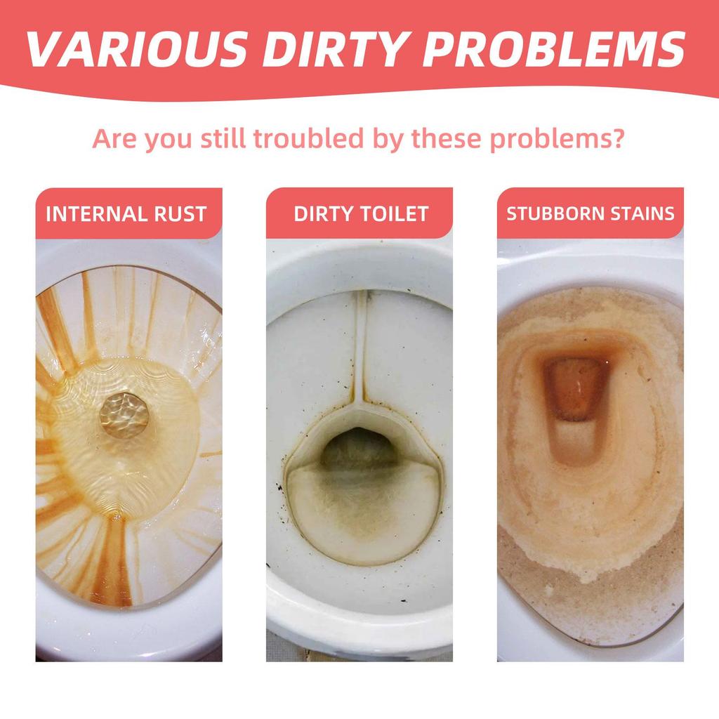 Toilet bowl effervescent tablets Toilet bowl cleaner clean odor yellow stains stains urine stains bidet cleaning tablets