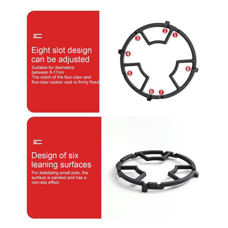 1PCS Iron Gas Stove Cooker Plate Coffee Moka Pot Stand Reducer Ring Holder Moka Pot Tool For Home Kitchen Cookware Supplies