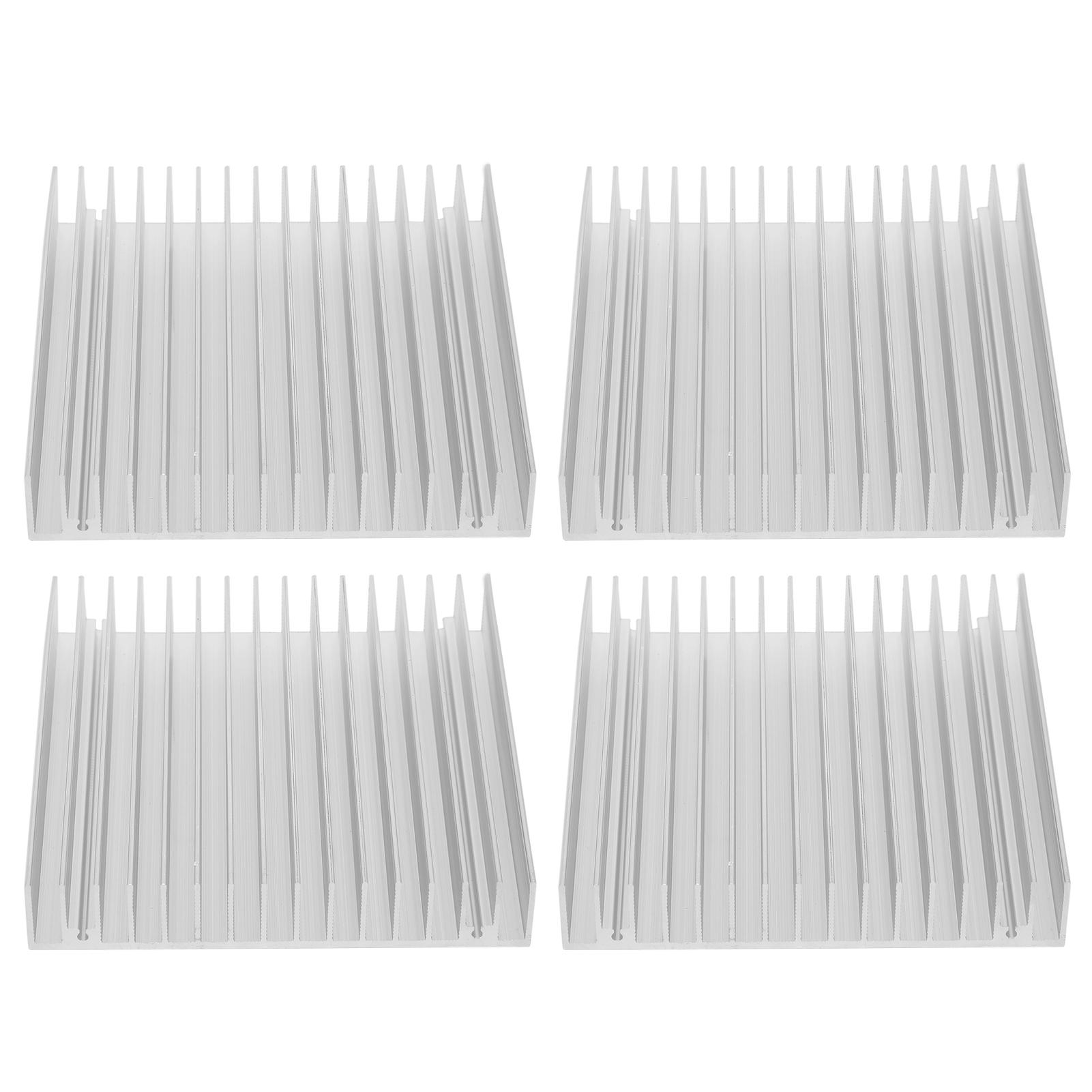 

4 шт. Радіатор для роутера Алюмінієві охолоджувальні частини для розсіювання тепла Q100 x 18 x 100