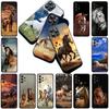 Phone Cover for Samsung Galaxy S25 S24 S23 FE Ultra Plus S7 Edge S25+ S23+ A56 5G Casing Soft Case Running Wild Horse Wallpaper