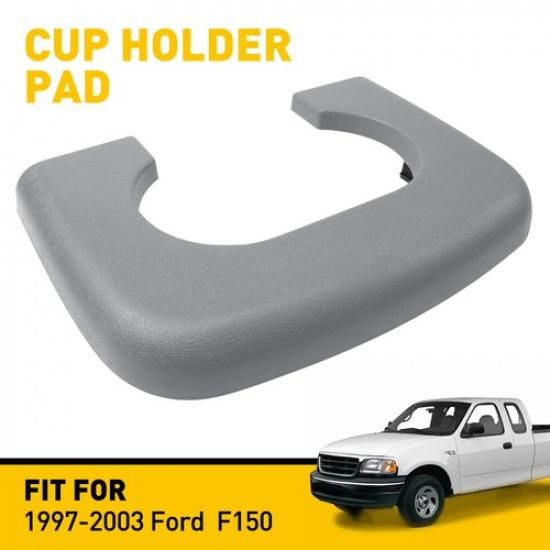 Center Console Cup Holder Pad Replacement Light Grey Gray 1997-03 Fits Ford F150