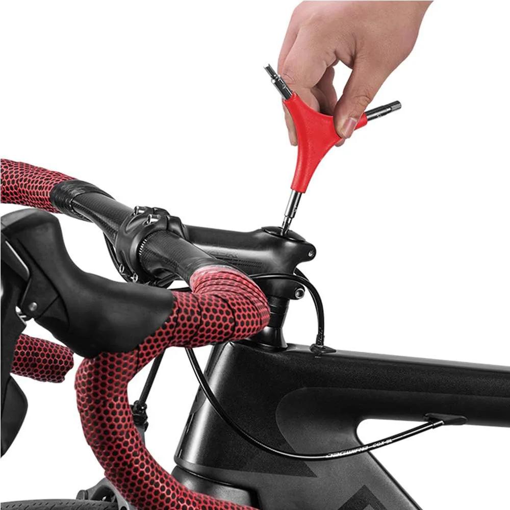 Three Way Hex Wrench Practical Y-Shaped Spoke Spanner For Outdoor Camping Cycling Mountain Bike Bicycle Maintance Repair Tool