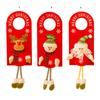 Christmas Door Knob Hanger Decorative Door Handle Hanging Decors Festival Pendant for Drawers and Cabinets