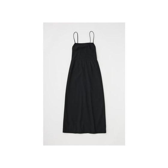 Cami dress recycled polyester x rayon blend BLK