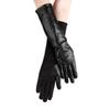 Leather Gloves Sheepskin Long Style