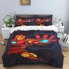 Iron Man Print Cartoon Duvet Cover Bedding Set, Anime-themed Home Decor, Suitable for Children and Adults.