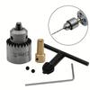 4-Piece Set Micro Motor Drill Chuck Keyed Steel Metal Key Control Wrench 0.3-4mm 3.17mm Hand Drill Shaft Adapter