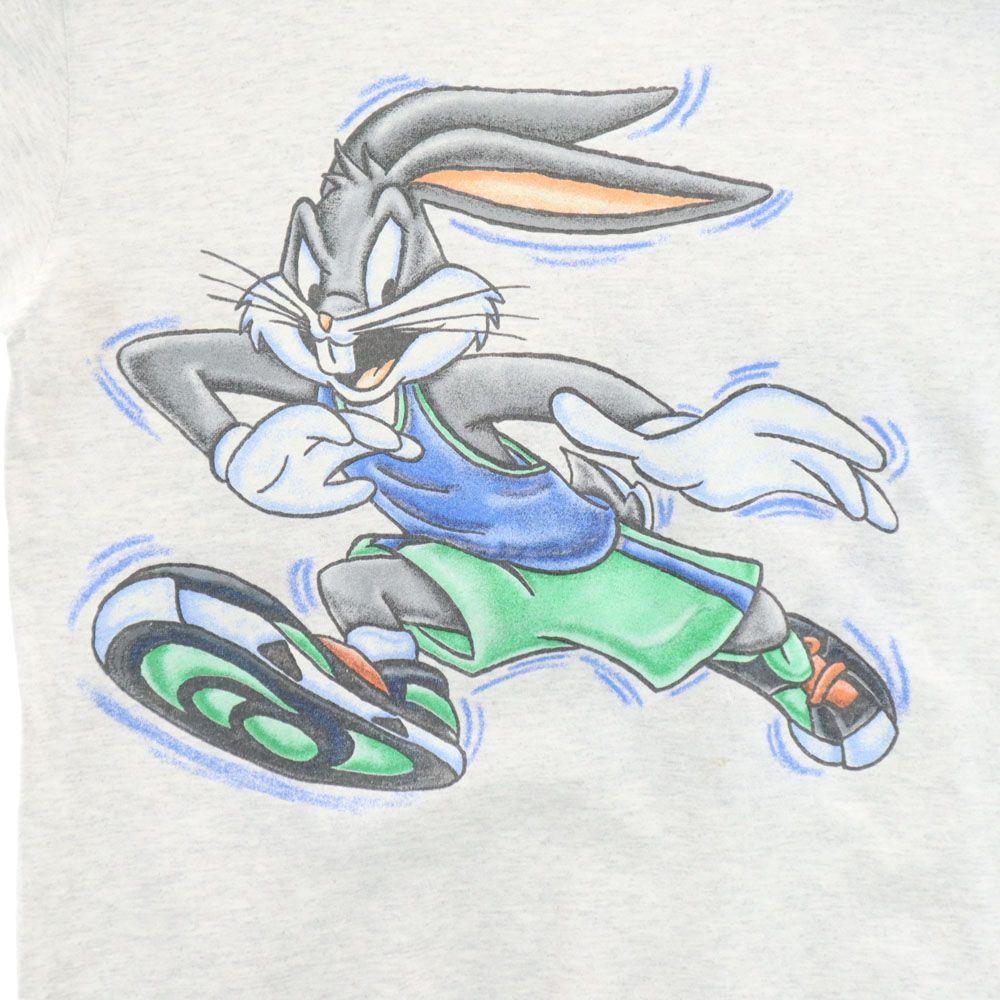 Warner Bros 90s Made In USA Old Looney Tunes Print Short Sleeve T-shirt L Men's Used