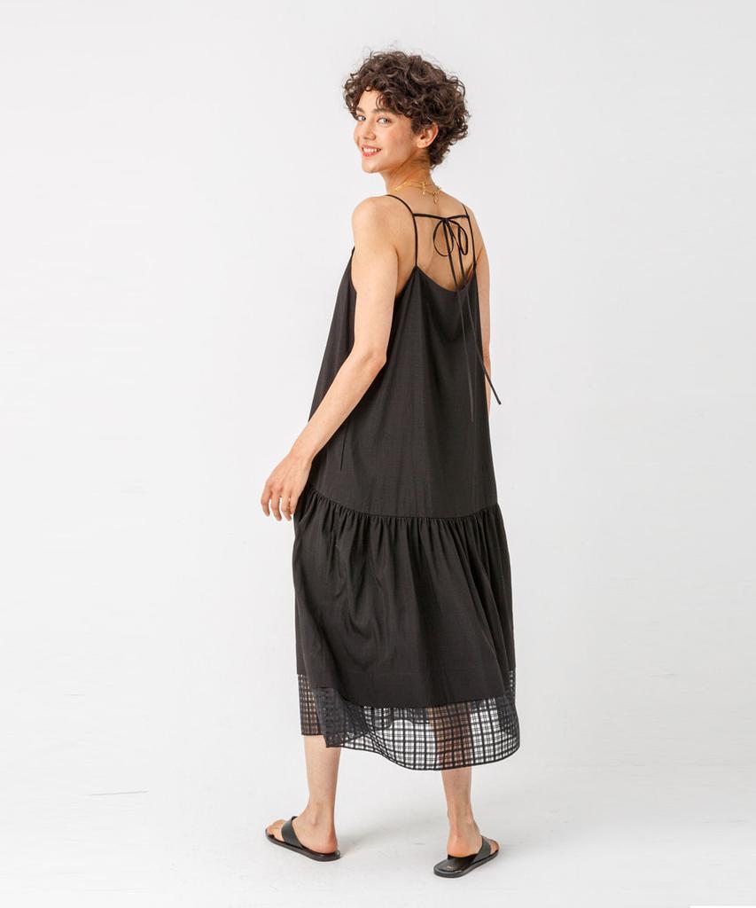 Page Strap Sleeve Dress_Black