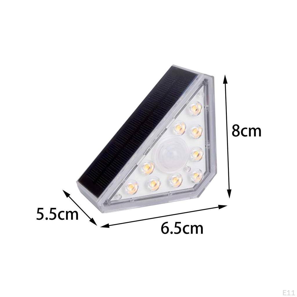 LED Step Lights, Solar Stair IP68 Waterproof Outdoor Lights Powered