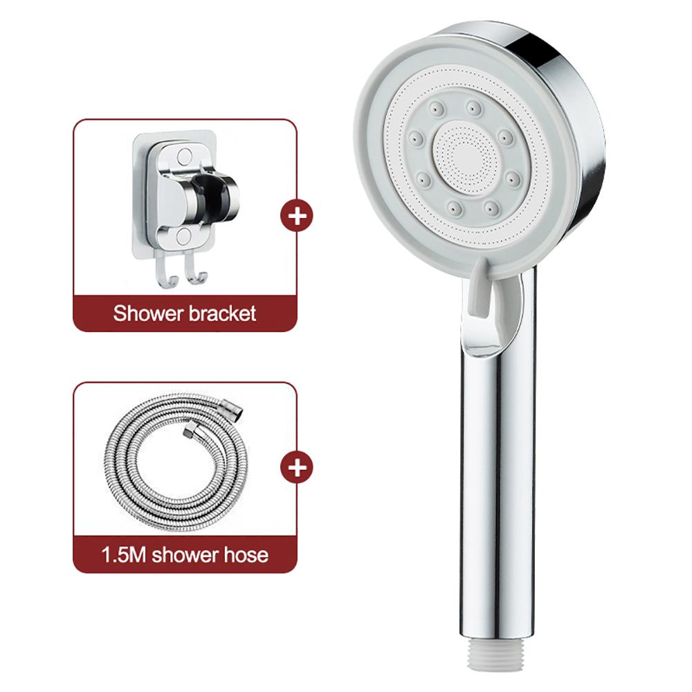 Adjustable 5 Modes Shower Head High Pressure Handheld Portable Water Saving Shower head with Hose Home Bathroom Accessories