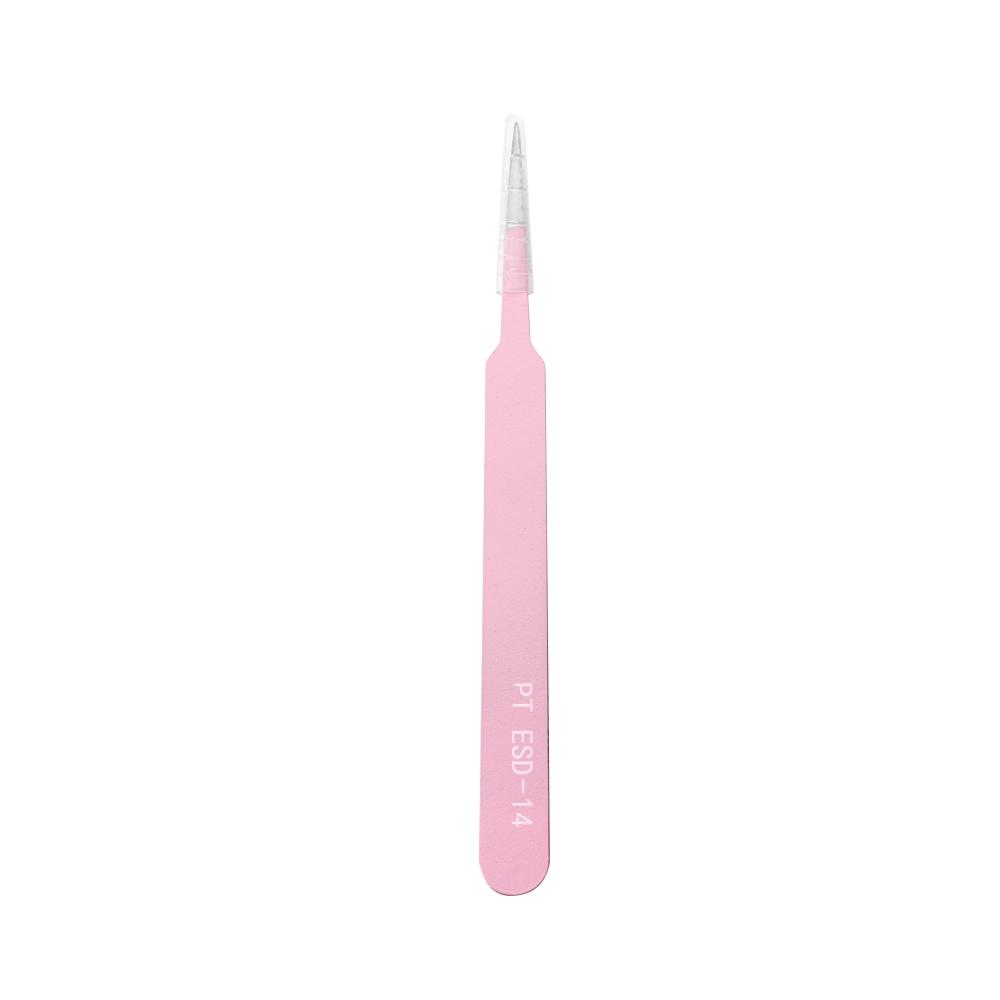 1Pcs 3Colors Anti-Static Excellent Quality Tweezers Bend Long nose Cross Tweezers For intersperse Jewerly Sewing Supplies Tools