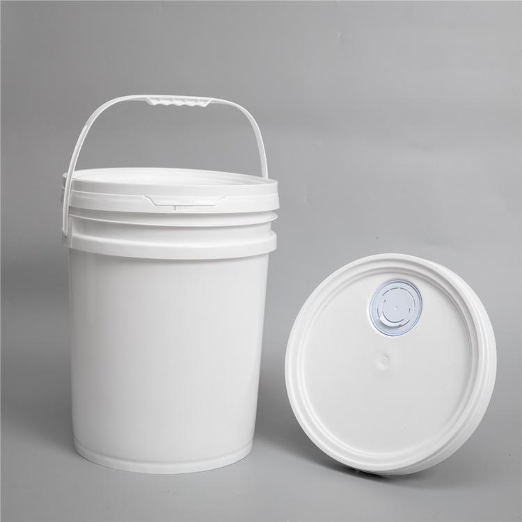 10 Buckets and 10 Lids, Black (4.4 Gallon) - Plastic Material,20L Plastic Barrel Car Bucket, Kimchi Bucket