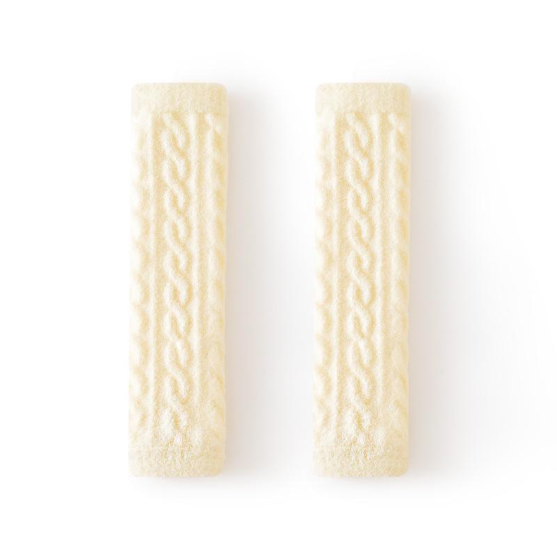 Knebeskyttere for barn høst/vinter: Tykke, høy elastisitet, komfortable, ikke-klemmende, australsk fløyel, varme klasse A-sokker.