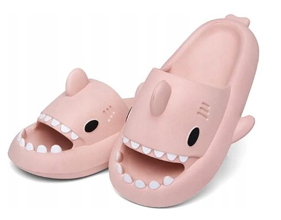Thick Shark Pool Flip Flops Anti-Slip Shark Slippers 40-41