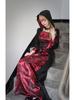 Halloween Vampir Umhang Cosplay Kostüm Zauberer Robe