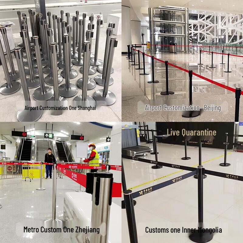Retractable Belt Barrier Post
