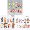 Grinch Masha And The Bear Cartoon Pvc Model Toy Set For Cake Decoration And Display