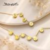 Gold Plated Stainless Steel Pendant - Personality Expression Pattern, European & American Style, DIY Jewelry Accessory