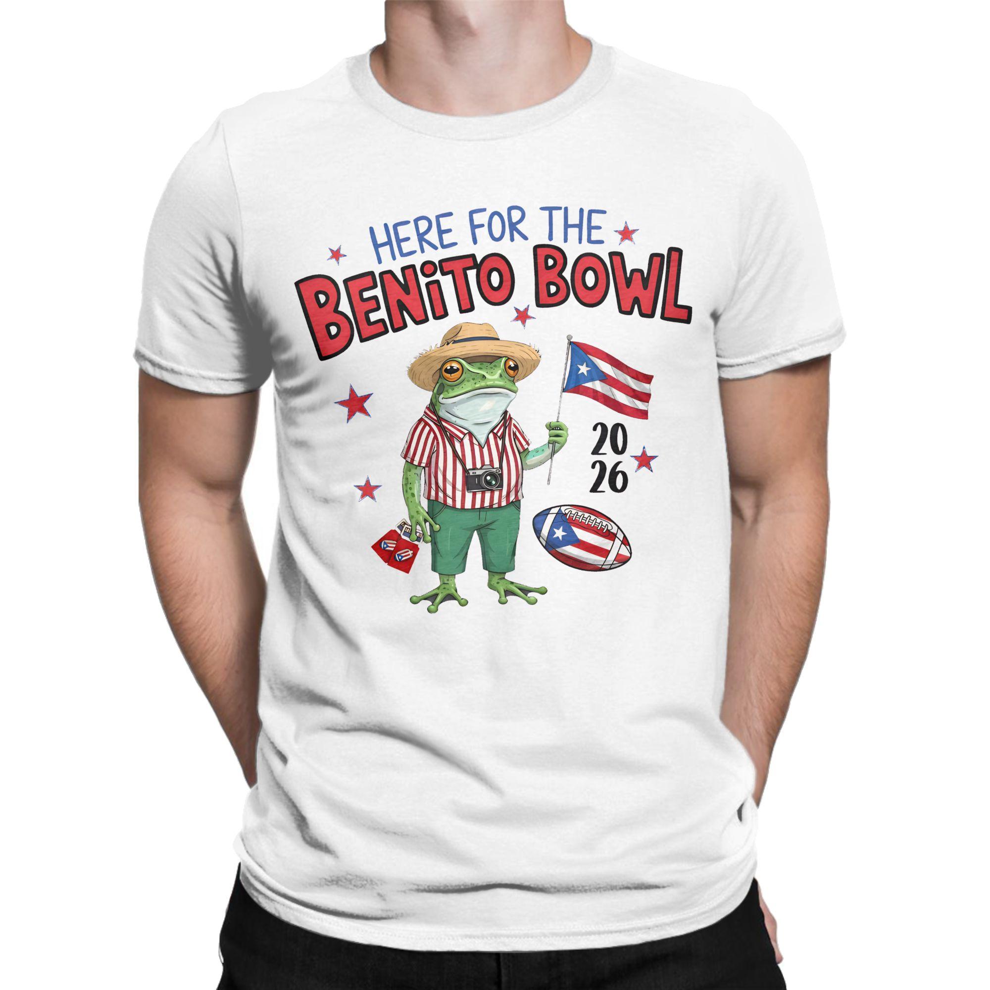 

Funny Here For The Benito Bowl Bad Bunny T-Shirts Men O Neck Cotton T Shirt Short Sleeve Tees Summer Clothes - Men s Summer ... 5XL різнокольоровий
