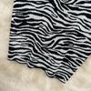 Koreaanse Zomer Zebra Print Gebreide Rok Vrouwen Hoge Taille Slanke A-Lijn Rok Veelzijdige Hip Wrap Rok Korte Rok