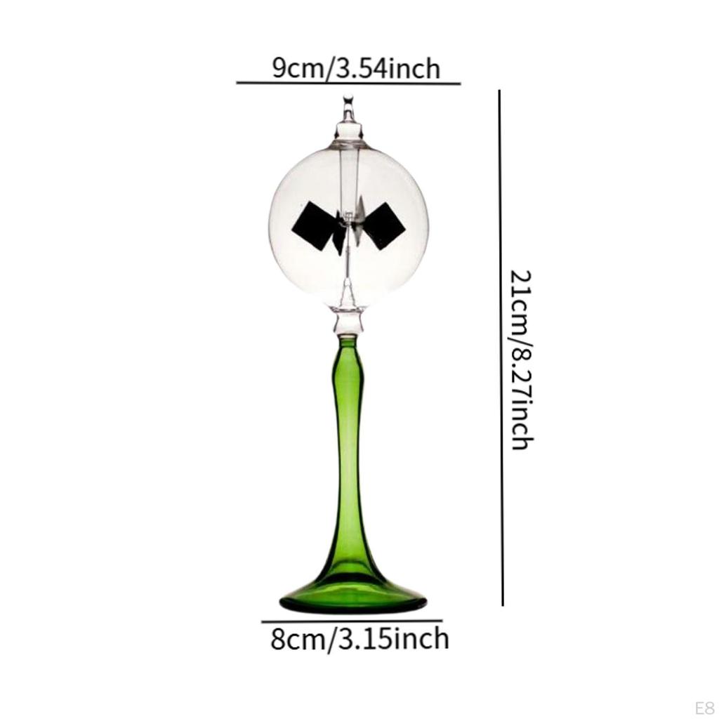 Radiometr Crookesa do demonstracji i dekoracji energii słonecznej