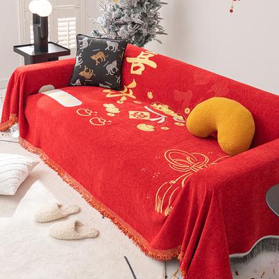 Festivo Antiscivolo Telo Copridivano Universale Quattro Stagioni Ciniglia Copridivano Capodanno Copridivano Matrimonio