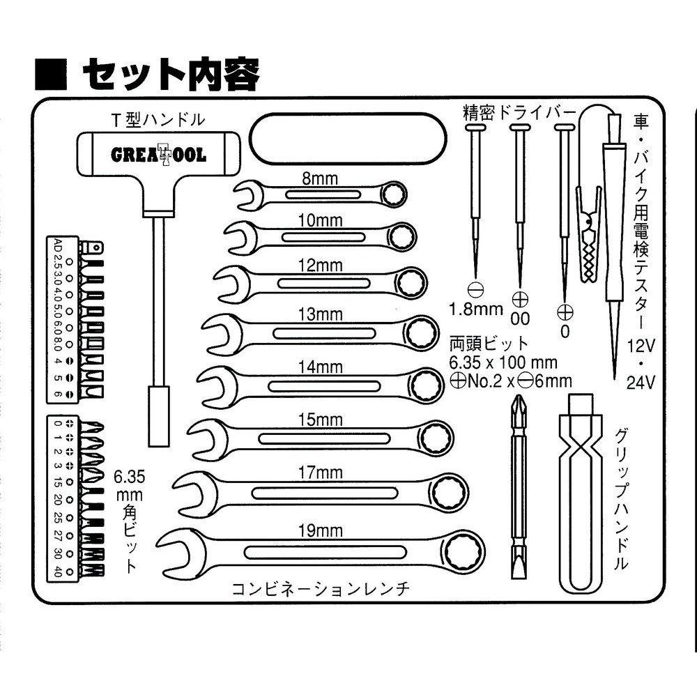 GREAT TOOL Maintenance Kit 68pcs. GTMK-68