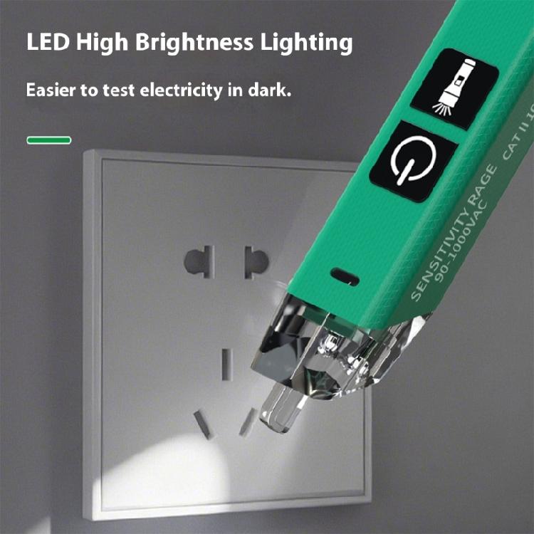 Multifunctional Voltage Meter Pen Not Contact Designs Voltage Detector for Electricians Power Detection & Cable Tracing