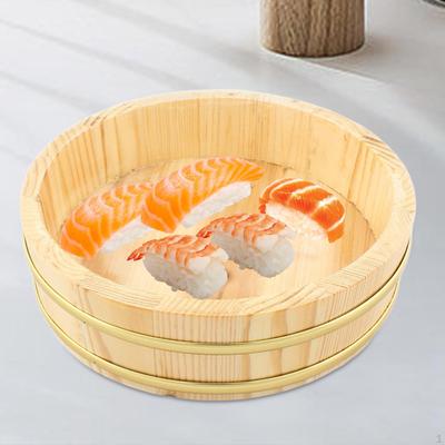 Conjunto de mistura de arroz de sushi de madeira premium para cozinha doméstica
