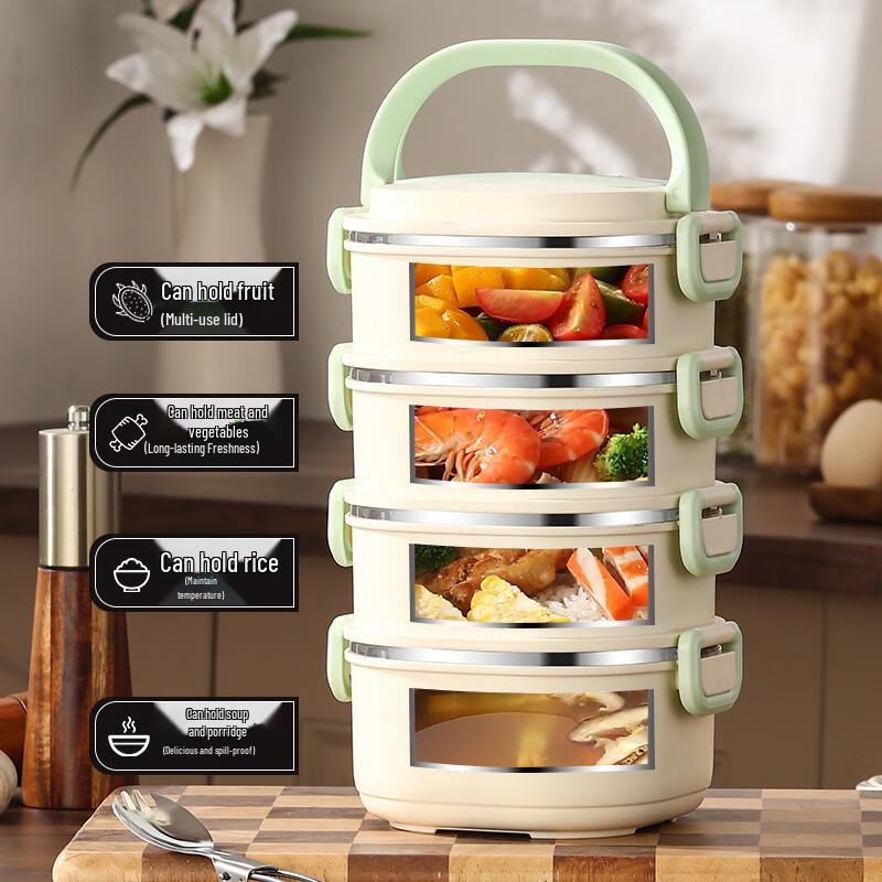 Zhishi Isolierte Edelstahl Bento Lunchbox