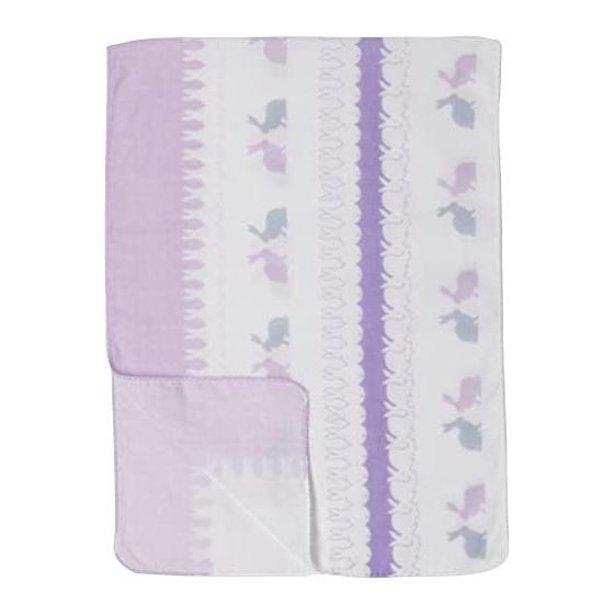 Yamamoto Jin Shoten Fukukoi Fluffy Double Gauze Tenugui Towel, Rabbit, Approx. 32x89cm