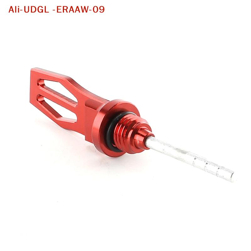 1Pc Al Alloy Engine Oil Dipstick, Precision CNC Modification for Motorcycles