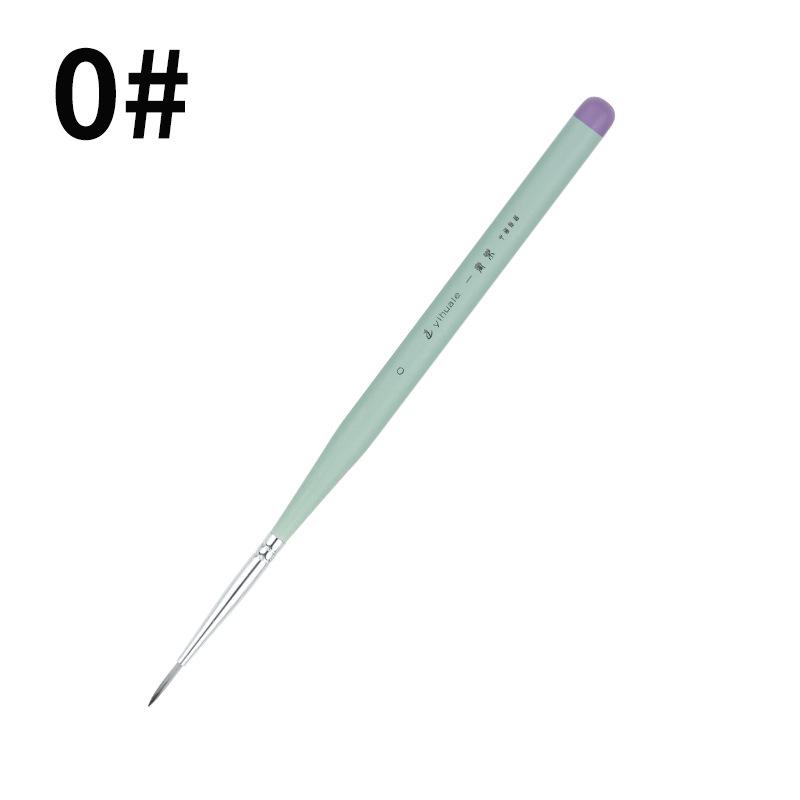 One Stroke Music Black Triangle Handle Brush Set for Watercolor, Gouache, and Acrylic Painting