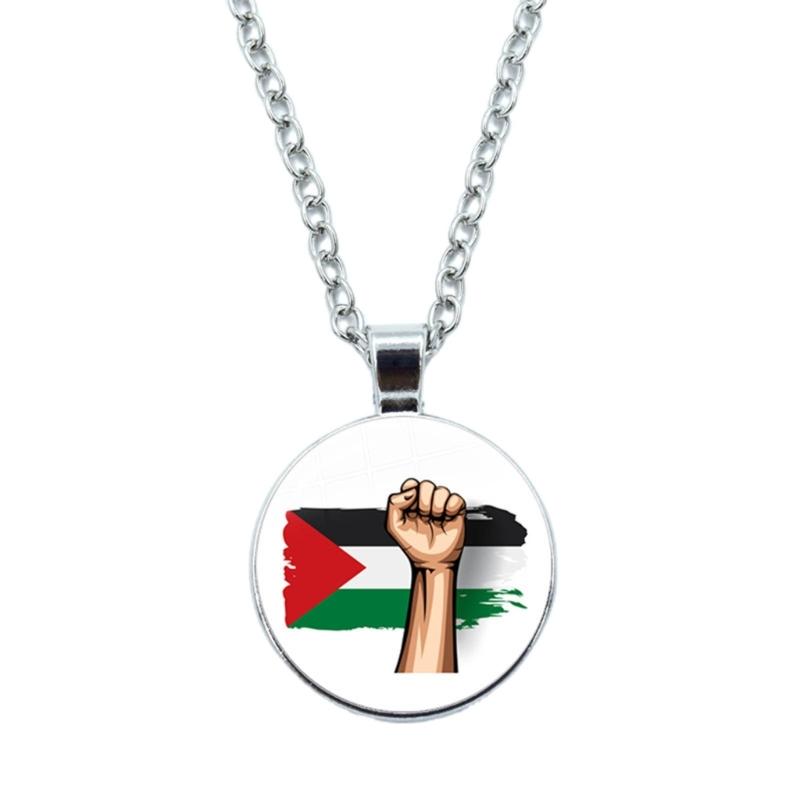 

Регулируемая по длине цепочка с подвеской в виде флага PLE, цепочка из сплава, подарок для модной личности