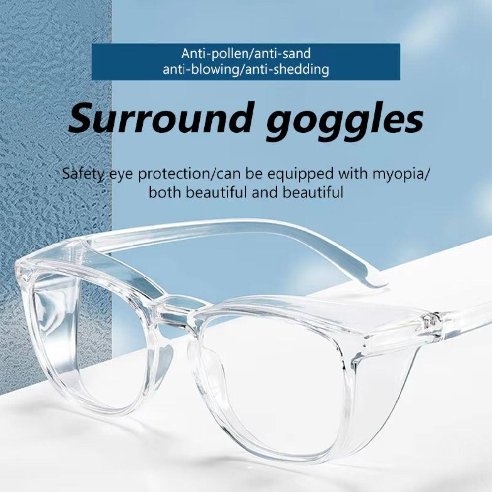 Gafas Protectoras Resistentes a los Arañazos Antivaho con Protectores Laterales para Mujer
