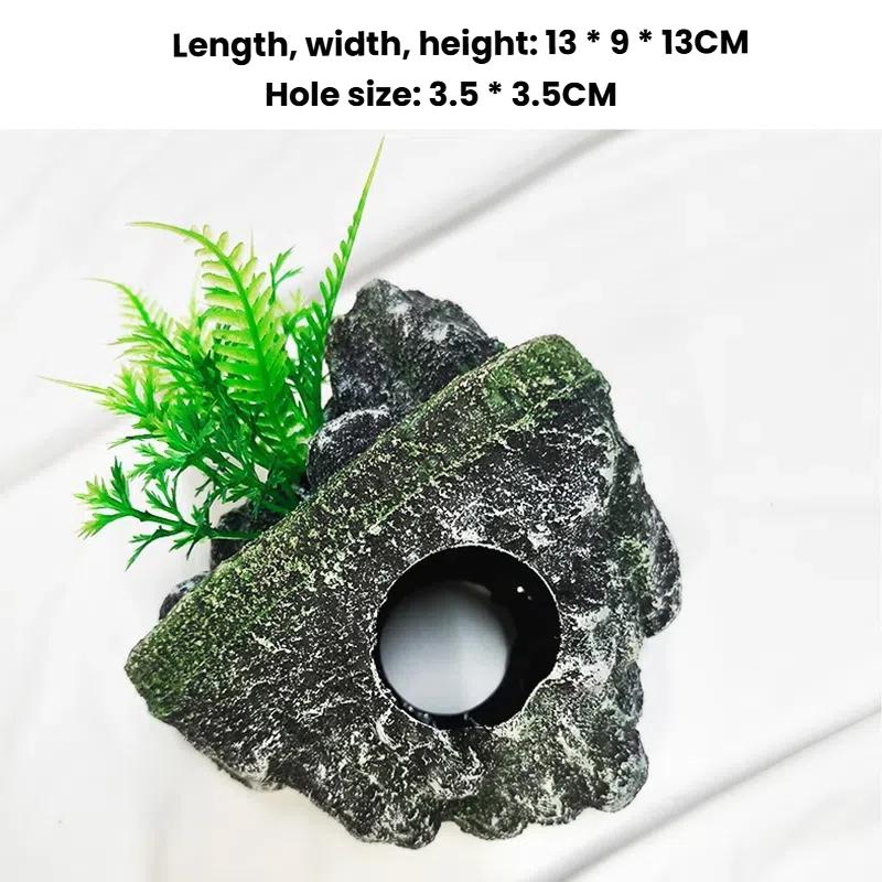 

Floating Stone Suspended Island Fish Tank Decor Creative Simulation Plants Caverns Aquarium Ornaments Craft Fish Tank Accessorie