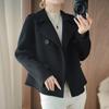 2025 Double-Sided Wool Korean Style Petite Loose Jacket for Women - Autumn/Winter Fashion