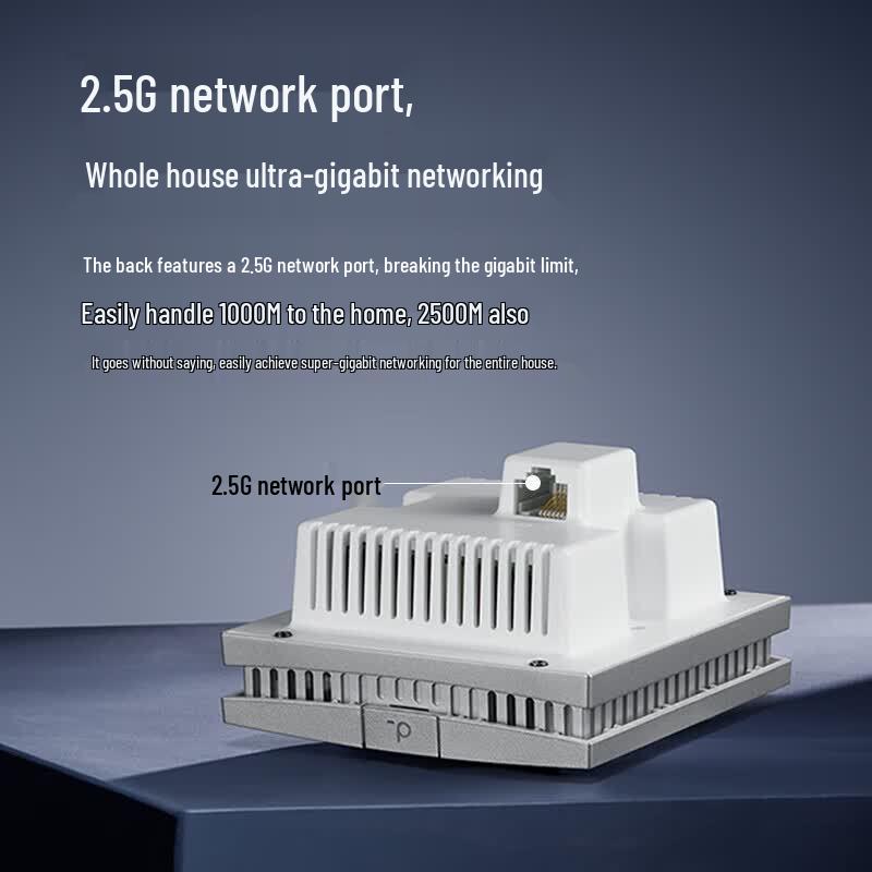 TP-LINK BE5100 WiFi 7 PoE Access Point Panel (CN version)