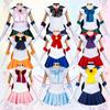 Cosplay kostým Sailor Moon Pluto Rei Hino Vodní Ledový Měsíc Sailor Neptune Plný Měsíc Chibiusa cosplay oblečení