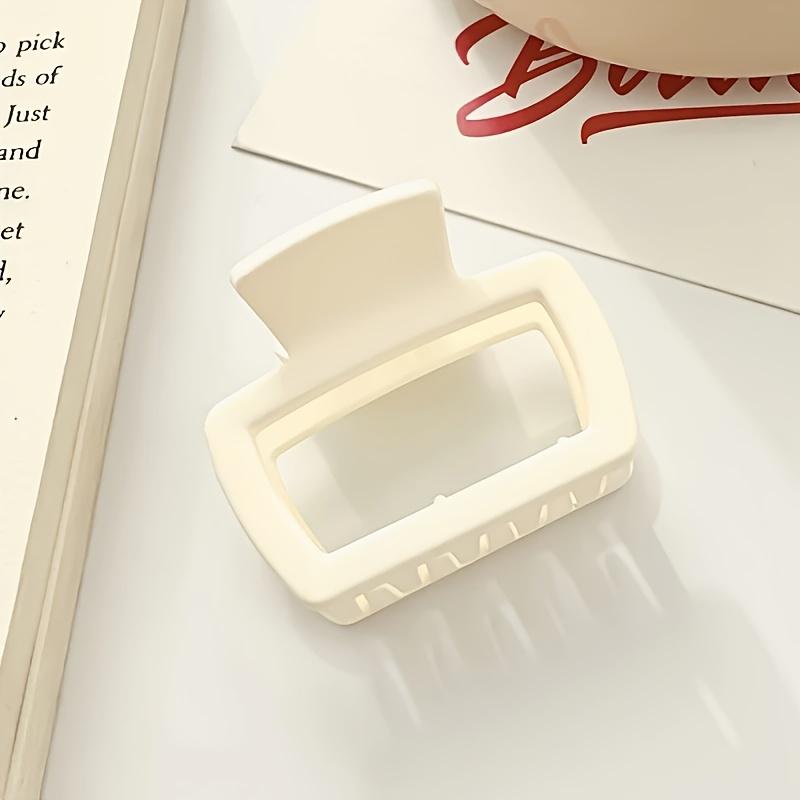 Elegant Matte Square Hair Clip Set - Multifunctional Fashion Shark Clips, Suitable for Women and S, Perfect for Ponytails and Updos