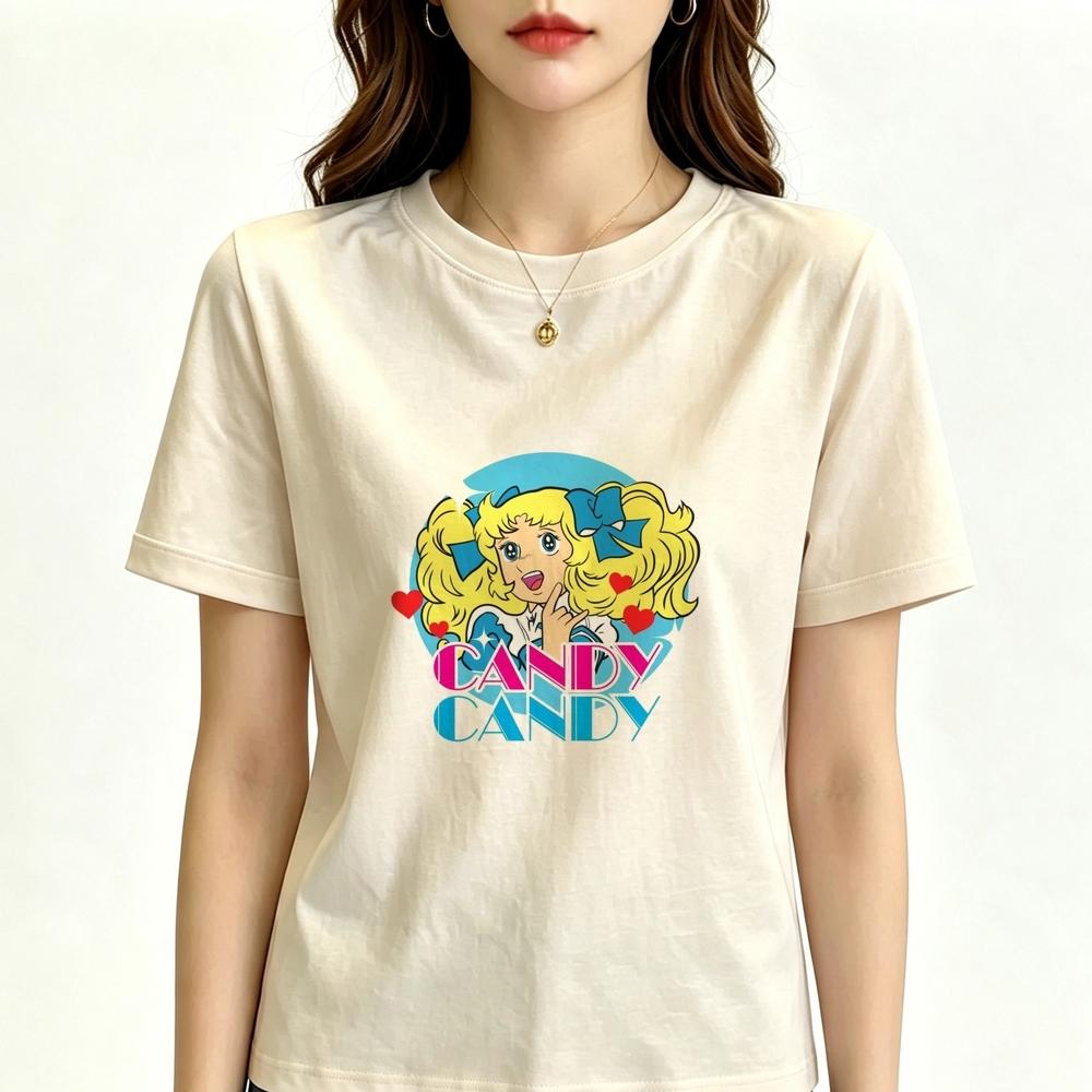 Candy Candy Anime tshirt Women meme anime aesthetic graphic t shirt gyaru streetwear Unisexga japanese japan