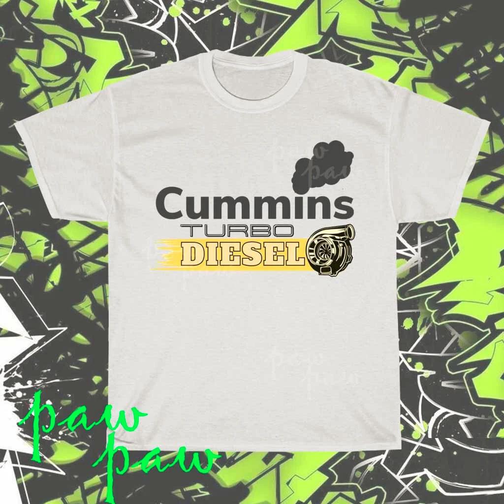 Brand New Cummins Turbo Diesel logo American T-Shirt Funny Size S to 5XL S