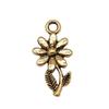 Roses Lotus Flower Charms Sunflowers Pendants For Floral Themed Jewelry Making