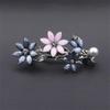 New Korean Colorful Crystal Butterfly Spring Hairpin Zircon Alloy Top Clip Horizontal Clip Elegant Women's Fashion Hair Jewelry