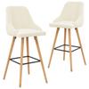 Day and Night - Day and Night Kitchen Stools 2 Units Cream Velvet