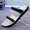 Open-Toe Outdoor Slippers for Men Non-Slip Sandals Casual Half Shoes Outdoor Half Drag Fashion Beach Shoes Leisure Walk Slides