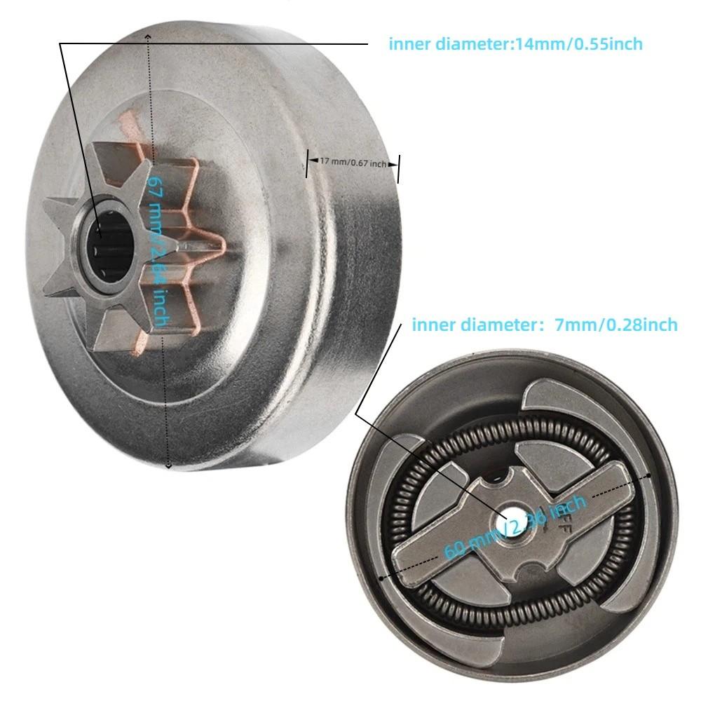 Dark Silver Clutch Bearing Assembly for Husqvarna 235E 240 136 137 141 142 36 41